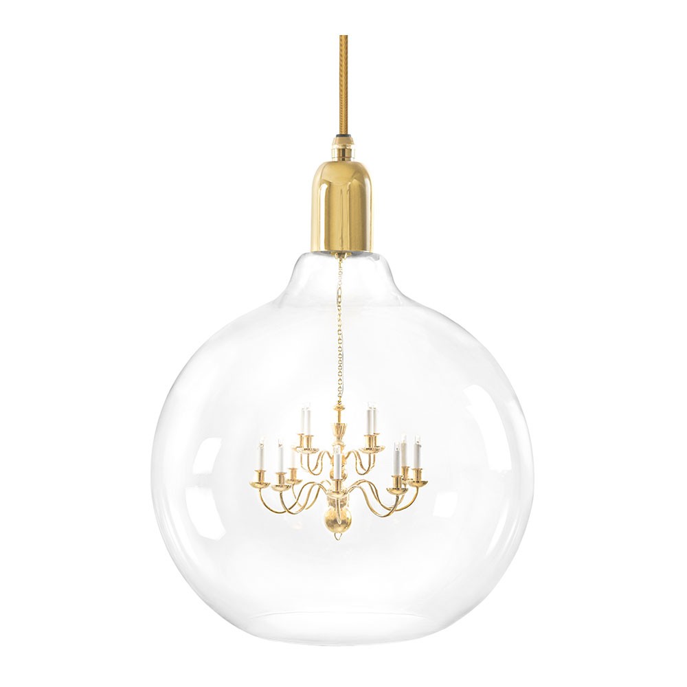 King Edison Grande Pendant Lamp - Gold