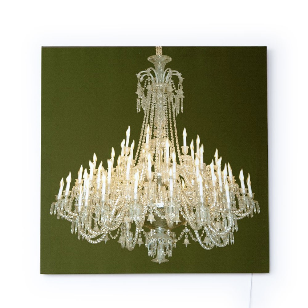 Grand Chandelier Glo-Canvas Green