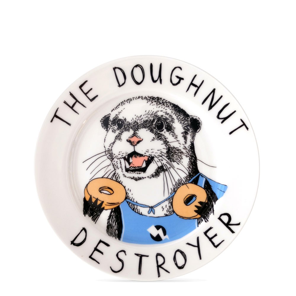 The Doughnut Destroyer Side Plate