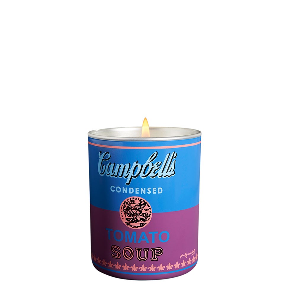 Andy Warhol Campbell Scented Candle - Blue/Purple