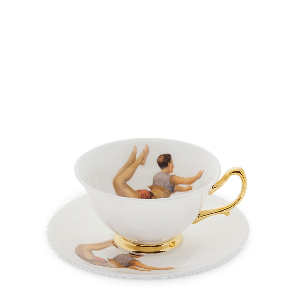 Trapeze Boy Teacup and Saucer