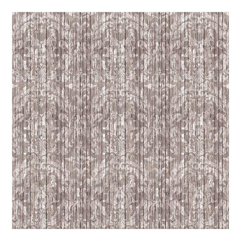 Driftwood Damask Wallpaper Light