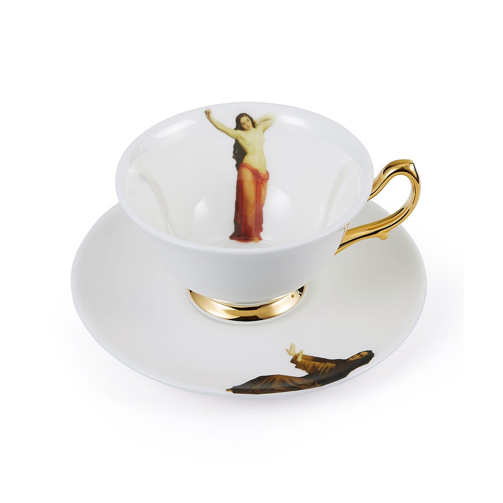 Temptation Teacup and Saucer