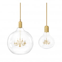 King Edison Grande Pendant Lamp - Gold