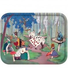 Alice in Wonderland tray – Alice lost in the woods