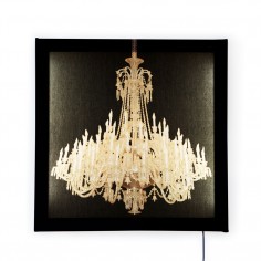 Grand Chandelier Glo-Canvas Black