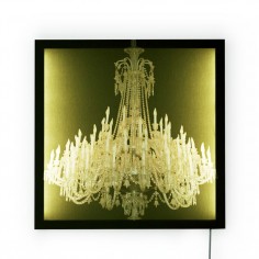 Grand Chandelier Glo-Canvas Green