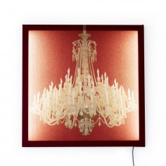 Grand Chandelier Glo-Canvas Red