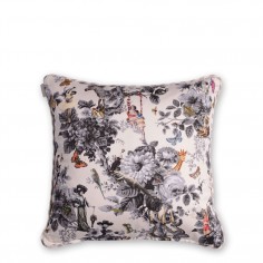 Character Tonal Polka Cushion (Grey)