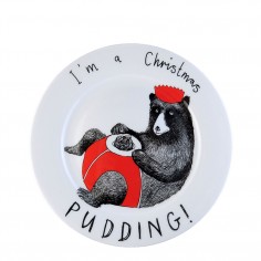 'I'm a Christmas Pudding' Side Plate