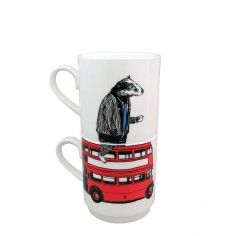 Mix & Match Stacking Cup - Mr Badger Top