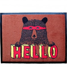 Hello Bear Welcome Door Mat