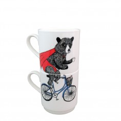 Mix & Match Stacking Cup - Bicycle Bottom