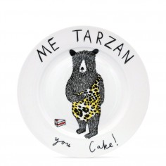 "Me Tarzan, You Cake" Side Plate