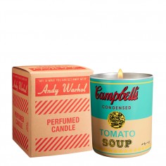 Andy Warhol Campbell Scented Candle - Turquoise/Yellow