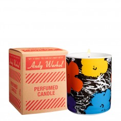 Andy Warhol Flowers Scented Candle - Purple