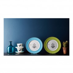 Birdcage Blue Dinner Plate