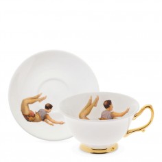 Trapeze Boy Teacup and Saucer