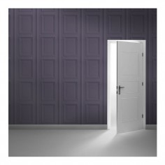 Panelling Wallpaper Amethyst