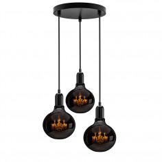 King Edison Trio Pendant Lamp - Ghost