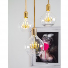 King Edison Trio Pendant Lamp - Gold