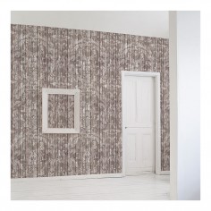 Driftwood Damask Wallpaper Light