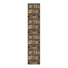 Bookshelf Wallpaper Sepia