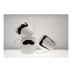 Moustache Classic Mug - Mustafa Chaplin Black