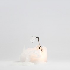 PyroPet HOPPA Candle - White