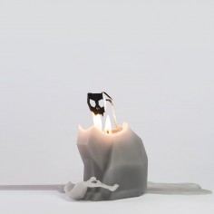 PyroPet KISA Candle - Grey