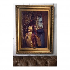 'Rapunzel' Ornate Framed Canvas Print