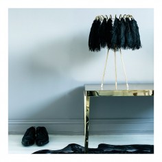 Feather Table Lamp - Black