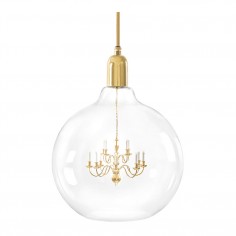 King Edison Grande Pendant Lamp - Gold