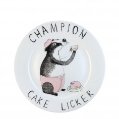 'Champion Cake Licker' Side Plate