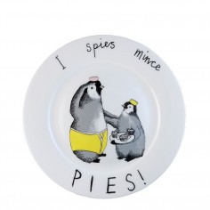 'I Spies Mince Pies' Side Plate