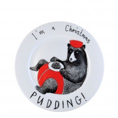 'I'm a Christmas Pudding' Side Plate