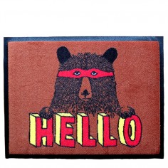 Hello Bear Welcome Door Mat