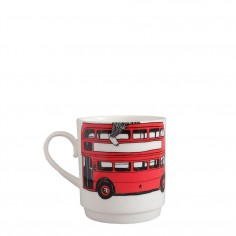 Mix & Match Stacking Cup - Red London Bus Bottom