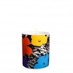 Andy Warhol Flowers Scented Candle - Purple