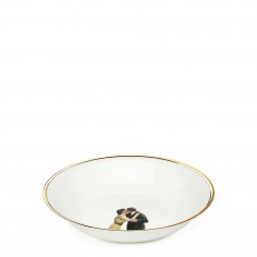 Kissing Couple Bone China Bowl
