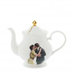 Kissing Couple Large Teapot