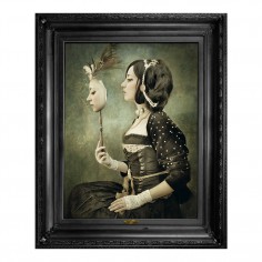 'Mirror Mirror' Framed Canvas Print