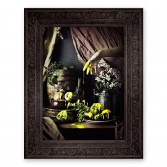 'Strange Fruit' Ornate Framed Canvas Print