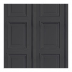 Panelling Wallpaper Anthracite