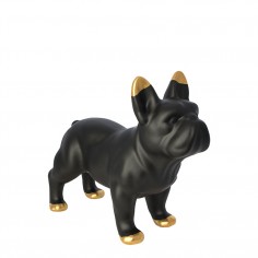 Black Ceramic Bulldog