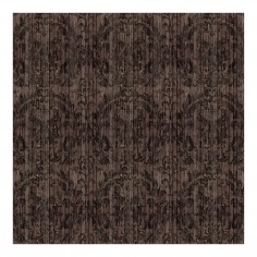 Driftwood Damask Wallpaper Dark