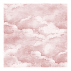 Dusty Clouds Wallpaper Pink