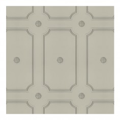 Georgian Dot Panelling Wallpaper French Grey