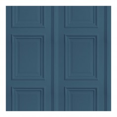 Panelling Wallpaper Petrol