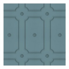 Georgian Dot Panelling Wallpaper Slate Blue 